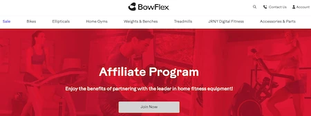 BowFlex affiliate program